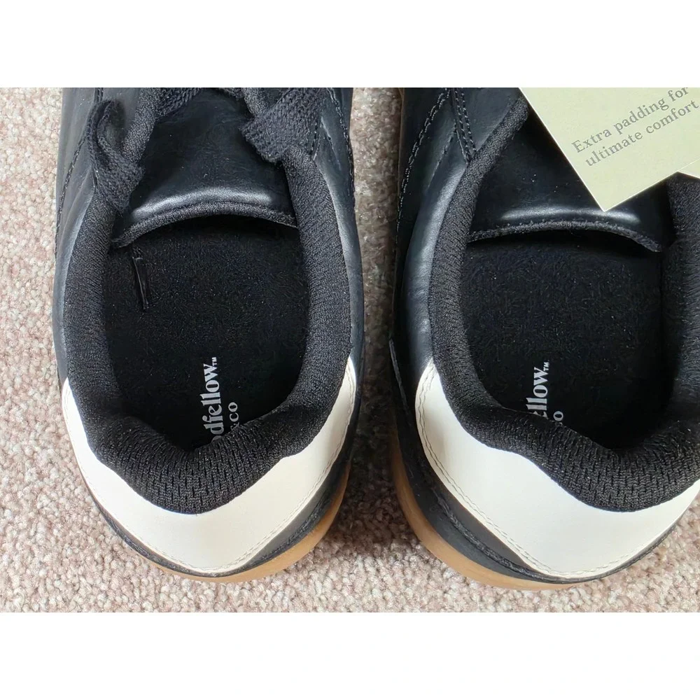 Goodfellow & Co Finlay Mens Black Gum Sole Sneakers Low Top Shoes 11.5 New